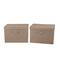 Household Essentials Canvas Storage Boxes with Lids, 2ct.